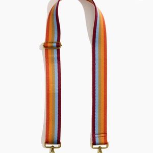 Madewel Crossbody Bag Strap: Rainbow Stripe